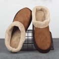 thumbnail image 1 of Pantufla Zapatillas de dormitorio para hombre, zapatillas de casa de felpa antideslizantes, acogedoras para invierno, interior y exterior Wdftyju Tenis De Mujer Tenis De Hombre, 1 of 7