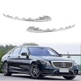 thumbnail image 4 of 2228857700 Car Front Bumper Left Side Chrome Trim Strip compatible with - W222 S Class 2018 2019 202, 4 of 5