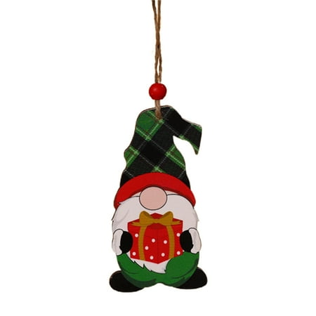 

HOMEIU Hanging Wooden Pendant Wood Home Decorations Christmas Gnomes Door Decoration Wooden Crafts Festival Decor Gnomes