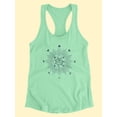 thumbnail image 3 of The Moon Art Racerback Tank Women -Smartprints Designs, Female Small, 3 of 4