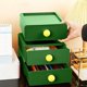 thumbnail image 4 of Drawer Organizer Box with Stackable Design for Desk, Underwear, Socks, Stationery, Makeup Storage – Cute Colorful Knobs, Durable Plastic, Workspace Solution, 4 of 6
