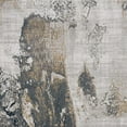 thumbnail image 2 of 10'x13' Grey Brick Machine Woven Abstract Watercolor Indoor Area Rug, 2 of 2