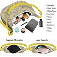 thumbnail image 3 of Nylon Crescent Bag for Women Men Trendy, Floral Medium Crossbody Dumpling Bags with Adjustable Strap Lightweight Travel Shoulder Tote Half Moon Hobo Bag, 3 of 5