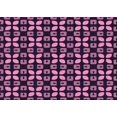 thumbnail image 1 of Ahgly Company Machine Washable Indoor Rectangle Transitional Dark Hot Pink Area Rugs, 6' x 9', 1 of 7