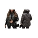 thumbnail image 2 of Chaquetas Acolchadas con Capucha para Mujer, de Larga, Cálidas y Acolchadas. Negro L, 2 of 5