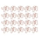thumbnail image 1 of Clips de papel con formas, 20 piezas Clips de papel con formas Clips de papel Clips de oficina Solución innovadora, 1 of 14