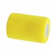thumbnail image 2 of Self-Adherent Tape Pressure Wrap Bandage Rolls Athletic Strong Elastic First Aid Tape, Yellow, 2 of 10
