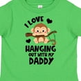 thumbnail image 4 of Inktastic Monkey I Love Hanging out with My Daddy Boys or Girls Toddler T-Shirt, 4 of 5