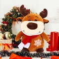 thumbnail image 4 of FELTECHELECTR Reno de peluche para decoración navideña (marrón claro), 4 of 7
