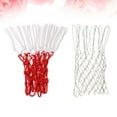 thumbnail image 1 of IFANLANDOR 2Set Heavy Duty Outdoor Basketball Net Nylon Red All Weather for Schools and Sports Events, 1 of 8