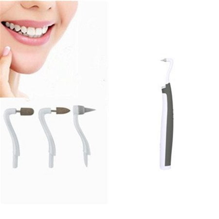Multifunction Sonic Tooth Stain Eraser,SonicTeeth Polisher Whitening Tool with 3 Grinding Heads for Tooth Cleaning