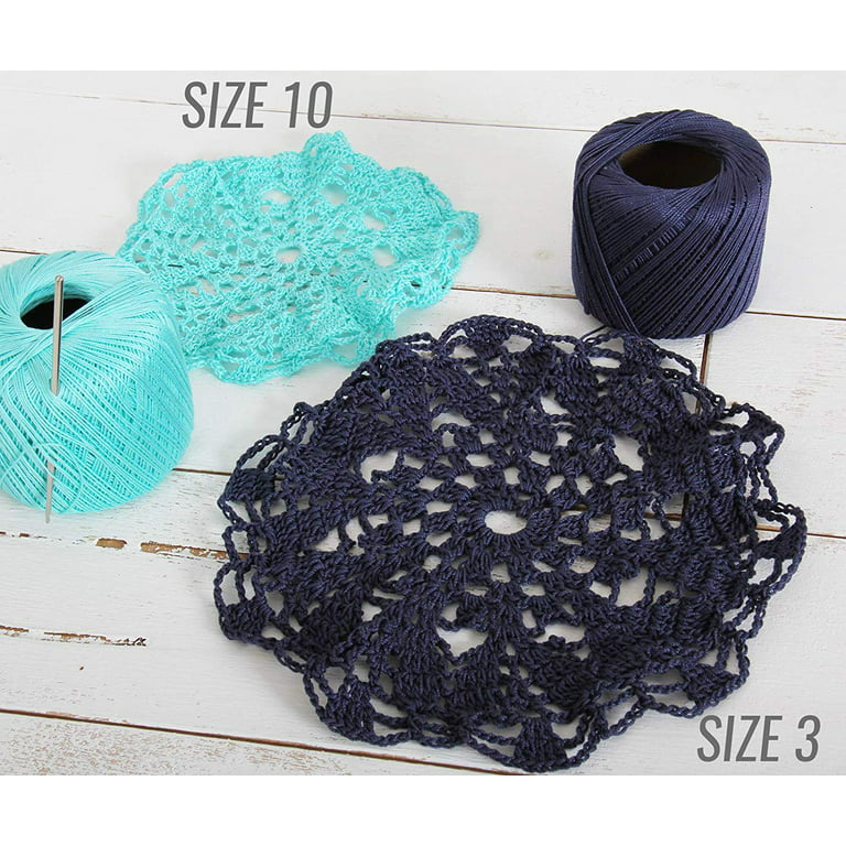 Threadart 100% Pure Cotton Crochet Thread - Size 10 - Color 42