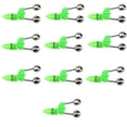 thumbnail image 2 of 10 Piezas de Mordedura de Caña Baoblaze Campanas de Clip de Luz LED Accesorios Pa Verde, 2 of 8