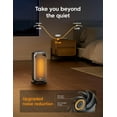thumbnail image 6 of Space Heaters for Indoor Use, 1500W Electric Heater with Remote, PTC Ceramic Heater with Thermostat, 12H Timer, 70° Oscillation, Digital Display, Fast Safety Room Heater for Home Bedroom Office, 6 of 8