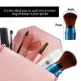 thumbnail image 3 of Retractable foundation brush, portable liquid foundation brush, made of fibrous hair - blue, 3 of 5