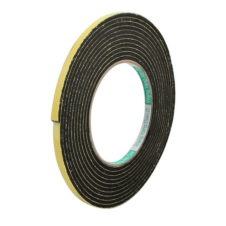 5mm Width 2mm Thick Single Sided Sealing Shockproof Sponge Tape 5m Length
