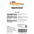 thumbnail image 6 of BulkSupplements Magnolia Extract Powder - 800mg per Serving - 500 Grams (1.1 lbs) - 625 Servings, 6 of 6
