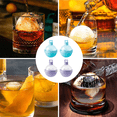thumbnail image 5 of Easy-Release Ice Cube Maker, Reusable Ice Spheres Mold for DIY Home Bar Party - blue + purple, 5 of 5