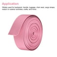thumbnail image 4 of Uxcell Durable 1.5" Width Flat Nylon Webbing Strap for Backpacks and Luggage Racks Pink, 4 of 7