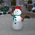thumbnail image 3 of Gemmy Snowman Airblown Yard Inflatable, with Hat including Scarf 42.13", 3 of 3