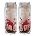 thumbnail image 1 of Kelon Stockings Clearance Polyester Long Socks 3D Pattern Manicure Print Socks Funny Hidden Running Socks Women Personalized, 1 of 2