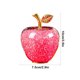 thumbnail image 3 of Adorno De Manzana De Cristal 1 unidad de adorno de manzana de cristal rosa,regalo personalizado de Nochebuena para amigos y familiares,decoración romántica navideña. Rkxzt, 3 of 9