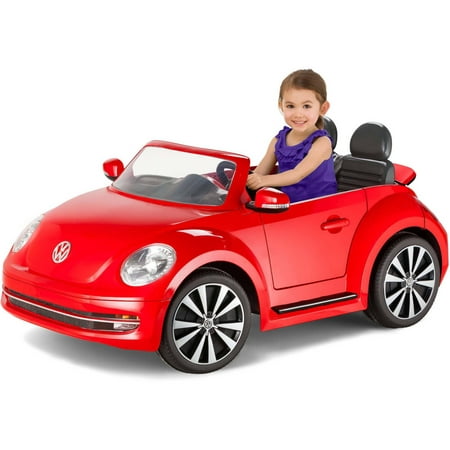 Kid Trax VW Beetle Convertible 12-Volt Battery-Powered Ride-On
