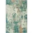 thumbnail image 5 of Moynesa 2'x3' Modern Abstract Area Rug,Small Bathroom Rugs Washable Entry Rug Kitchen Sink Mat, Contemporary Soft Non Slip Indoor Throw Carpet for Entryway Bedside Living Room, Green, 5 of 7