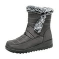 thumbnail image 1 of Kcodviy Couple Hommes Femmes Hiver Crampons de Neige pour Bottes Femmes Imperméables Talons Compensés Fermeture Éclair Femmes Bottes de Neige Garder au Chaud Bottes de Neige Mi-Mollet Bottes de Neige pour Femmes Confortables Bottines Chaussures, 1 of 8