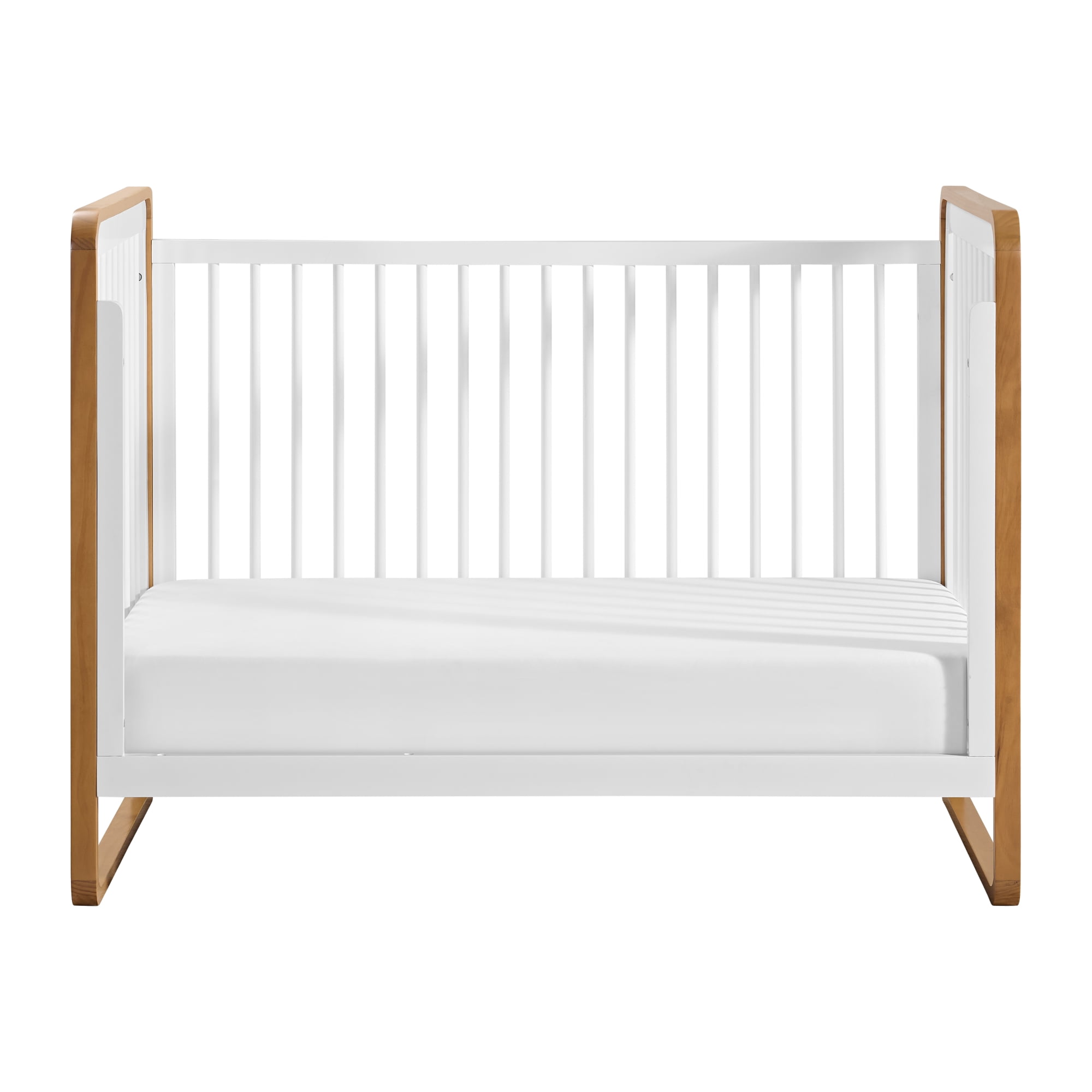 Oxford Baby Braxton Convertible Crib White / Honey Wood