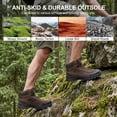 thumbnail image 4 of Ablanczoom Mens Hiking Boots: Breathable Outdoor Ankle Boots Men Work Shoes, 4 of 7