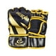 thumbnail image 5 of Guantes de MMA de medio dedo para Muay Thai, guantes de combate para artes marciales, guantes de sparring para adultos Aureato negro, 5 of 9