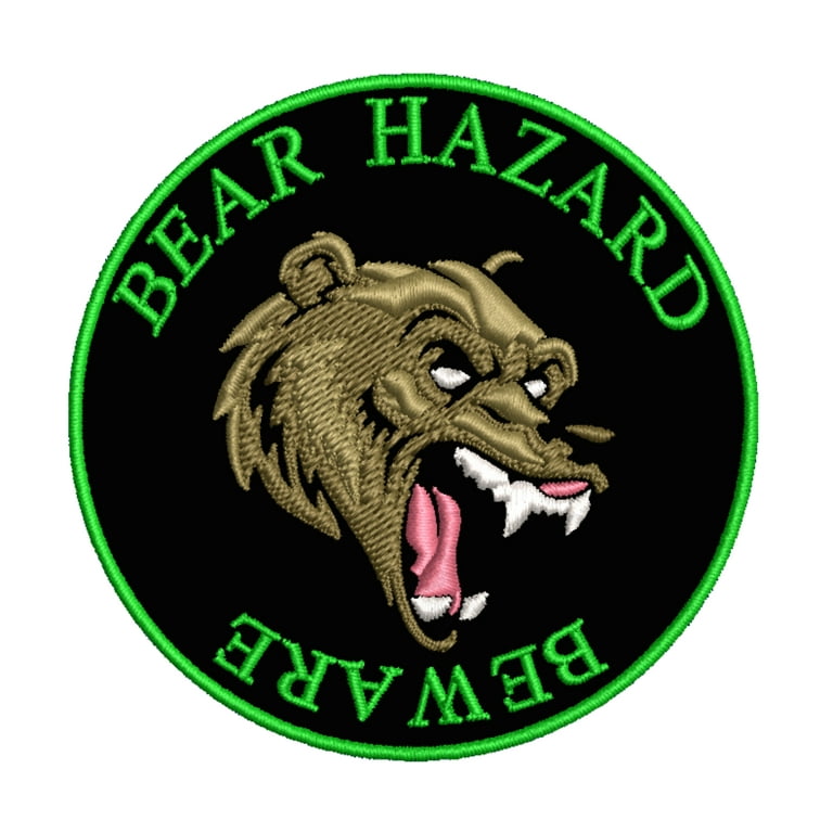Bear Patch, Iron On, Sew On, Patches For Jackets, Animal Patches