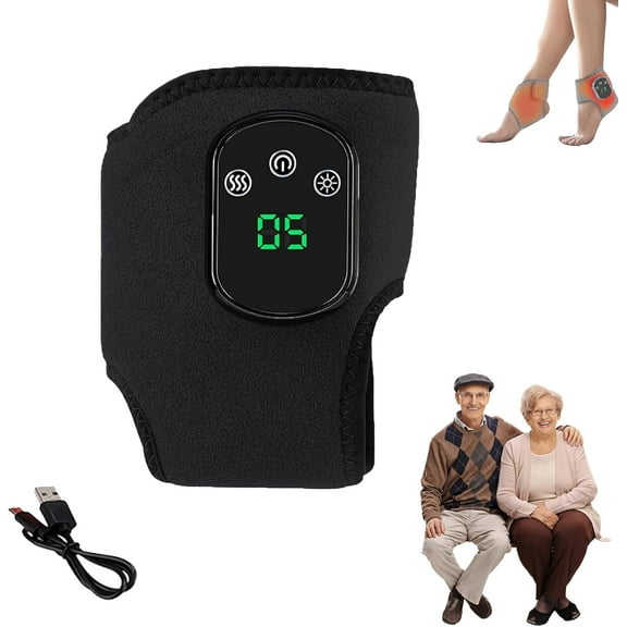 2026 Emsence Triple Therapy Foot Massager, Vita Feet Relief, Triple Therapy Foot Massager, 3-Speed Vibration & 5-Temperature Settings,for Home/Office/Travel(Black)