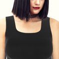 thumbnail image 4 of Camiseta térmica sin mangas para mujer, cálida y acogedora capa base de invierno, ropa interior cómoda para clima frío, color negro, tallas 50-62,5 kg, 4 of 7