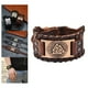 thumbnail image 5 of Pulsera de tótem vikingo Sunnimix Cuero PU Rojo Cobre, 5 of 8