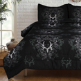thumbnail image 4 of Bone Collector 100% Polycotton 80 GSM Rustic Skull & Hunting Bone Style Comforter Set by Visi-One, 4 of 5