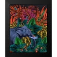 thumbnail image 2 of Brothers, Erika C. 12x14 Black Modern Framed Museum Art Print Titled - Tropical Jungle, 2 of 5
