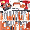 thumbnail image 1 of Juguete de Herramientas para Niños,68 PZS Kit con Taladro Eléctrico, Juego Roles Trabajador Chaleco, Regalo Navidad Cumpleaños Niños y Niñas 68, 1 of 7
