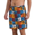 thumbnail image 2 of Fotbe colorful plaid Dinosaur Trajes de Baño Estampados para Hombre, Shorts de Verano de Secado Rápido, Ropa de Playa, Bañadores-Medium, 2 of 6