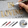 thumbnail image 4 of Tombstone Marker Pen, Restoring Faded Grave Inscriptions Waterproof Touch-up Pen Strong Coverage Ideal For Gravestone Lettering And Memorial, 4 of 5