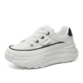 thumbnail image 5 of Zapatos sencillos de mujer, estilo coreano, transpirables, con plataforma elevada, informales, para deportes de otoño, zapatos de tabla, zapatos para estudiantes, 5 of 5