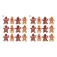 thumbnail image 4 of Bearachild 12 Uds. De adornos para árbol de Navidad de hombre de jengibre, decoración de PVC suave para Navidad, colgantes para festivales, Type1 NO1, 4 of 6