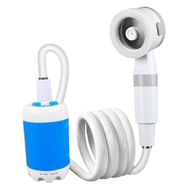 Ducha portátil, bomba de ducha de viaje, ducha eléctrica multiusos recargable para exteriores, Ducha de Camping para jardinería, lavado de coches
