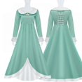 thumbnail image 5 of FeiKong Disfraz de princesa Peach, disfraz de Peach, Daisy, Rosalina para niñas, atuendo de cosplay con accesorios, 5 of 5
