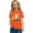 Orange, variant on Toddler Girls' Short Sleeve Crew Neck Tee T-Shirt Easter Graphic Print Tee Top Size 2-3T , Blue