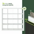 thumbnail image 6 of Furinno Cubicle Extra Thick Frame Decorative Cube Storage Organizer, 16-Cube, White, 6 of 8