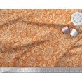 thumbnail image 2 of Soimoi Poly Georgette Fabric Floral & Moroccan Damask Decor Fabric Printed Yard 42 Inch Wide, 2 of 3