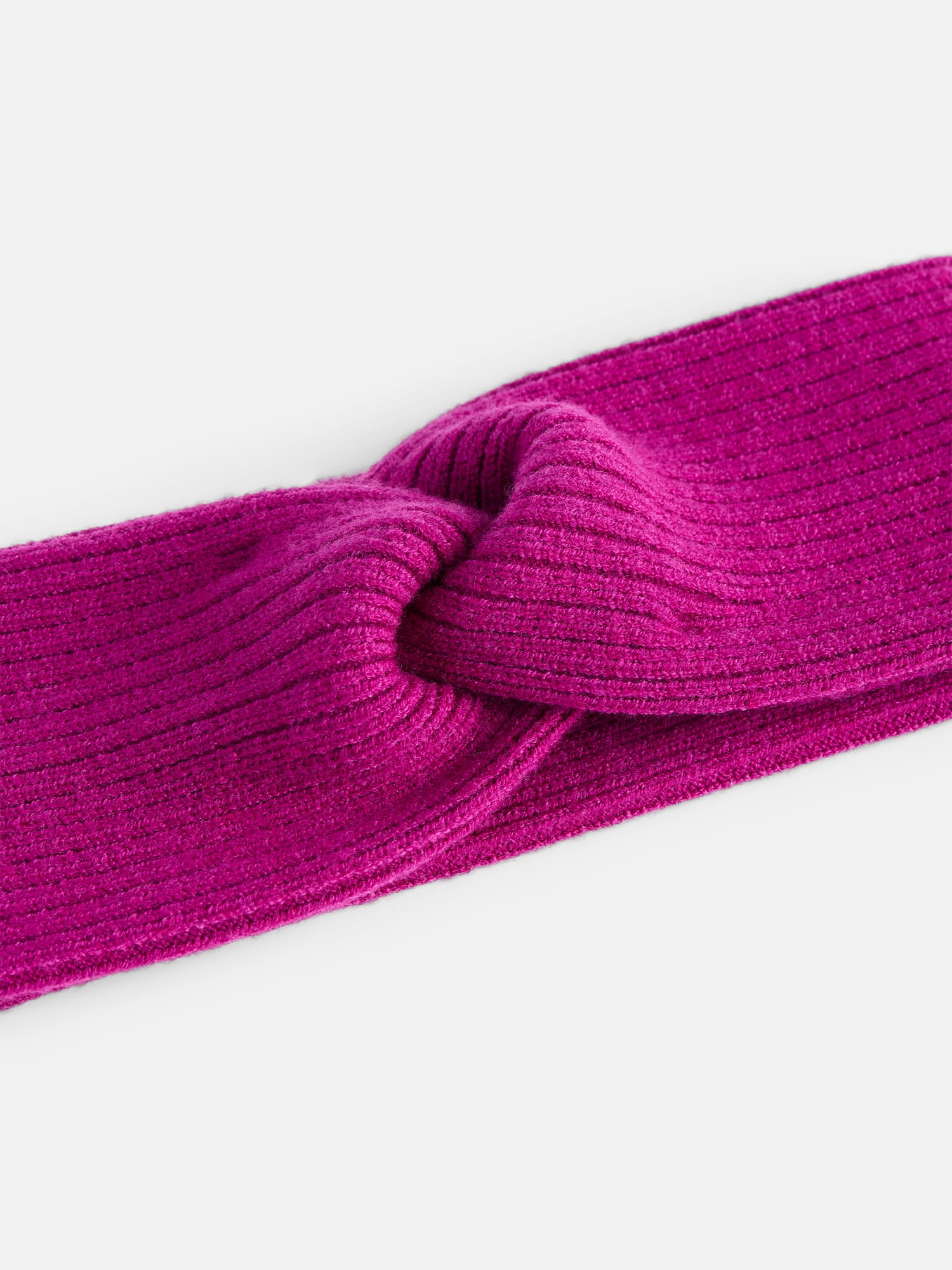 Scenario Women's Knit Twist Headwrap, Berry Bright