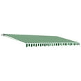 thumbnail image 5 of ALEKO 10' x 8' Retractable Patio Awning, Green and White Striped Color, 5 of 8